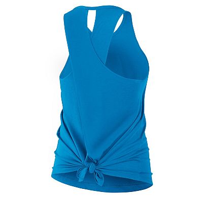 Women's Nike Blue Carolina Panthers Crossback Performance Tank Top