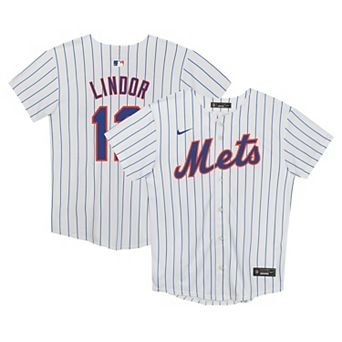 Preschool Nike Francisco Lindor White New York Mets Home Game Jersey