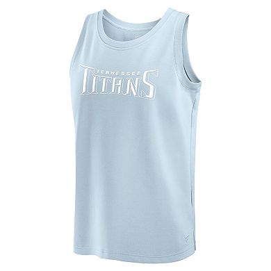 Men's Fanatics Light Blue Tennessee Titans Elements Tank Top