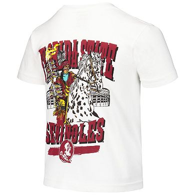 Youth White Florida State Seminoles Hyperlocal Comfort Colors T-Shirt