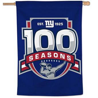 "WinCraft New York Giants 100th Season 28"" x 40"" One-Sided Vertical Banner"