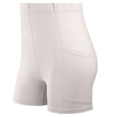 Women's Fanatics White Texas Longhorns Studio Boost Athletic Half-Zip Dress