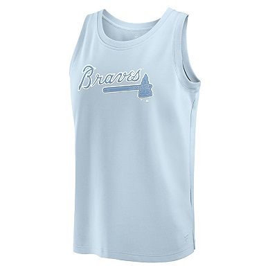 Men's Fanatics Light Blue Atlanta Braves Elements Tank Top