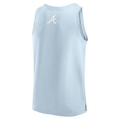 Men's Fanatics Light Blue Atlanta Braves Elements Tank Top