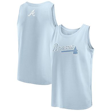 Men's Fanatics Light Blue Atlanta Braves Elements Tank Top