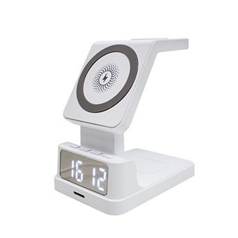 4 in 1 Magnetic Wireless Charger With Alarm Clock