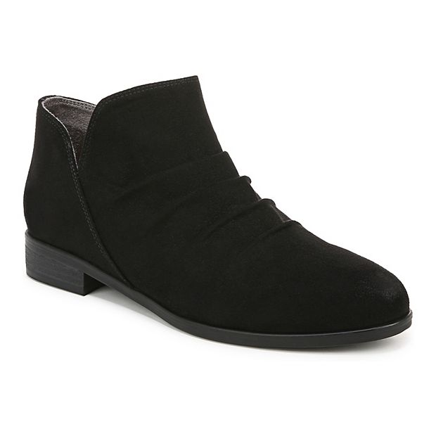 slim fit dress slacks Women's Symba Dress Ankle Leather Booties - Black Leather