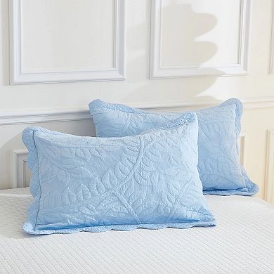 Marcielo 2 Piece 100% Cotton Twin Size Quilt Bedspread Set