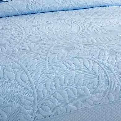 Marcielo 2 Piece 100% Cotton Twin Size Quilt Bedspread Set