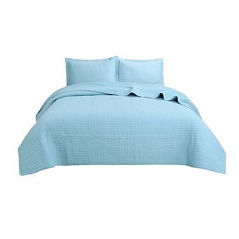 Marcielo 3 pc 100% Cotton Quilt Bedspread Set Bed Coverlets