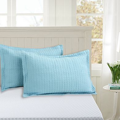 Marcielo 3 Pcs 100% Cotton Quilt Bedspread Set Bed Coverlets