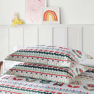 Marcielo 100% Cotton Kids Quilt Bedspread Set For Teens Girls Bedding