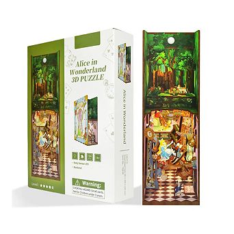 Diy 3d Book Nook Kit Alice's Adventure 184 pc