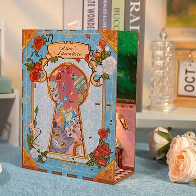 Diy 3d Book Nook Kit Alice's Adventure 184pcs