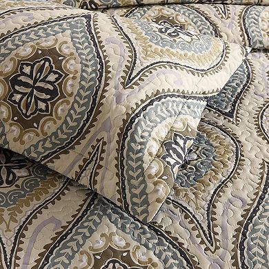 Marcielo 3 Piece Quilted Bedspread Quilt Set Lightweight Bedspread