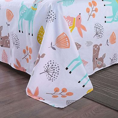 Marcielo 100% Kids Cotton Bed Sheet Set