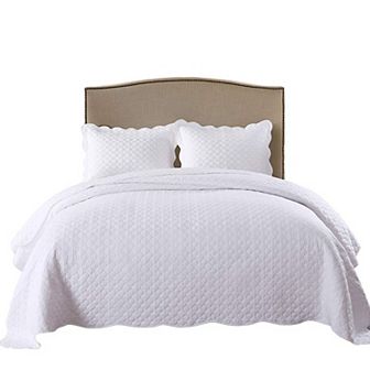Marcielo 3 pc 100% Cotton Quilt Bedspread Set Bed Coverlets