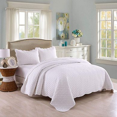 Marcielo 3 Pcs 100% Cotton Quilt Bedspread Set Bed Coverlets