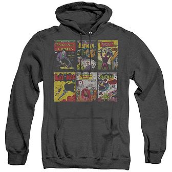 Batman Bm Covers Adult Heather Hoodie