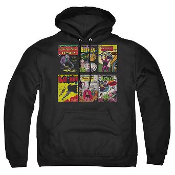 Batman Bm Covers Adult Pull Over Hoodie