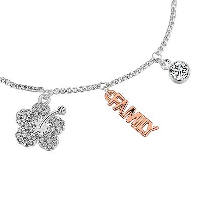 Disney's Lilo & Stitch Fine Silver Plated Crystal Ohana