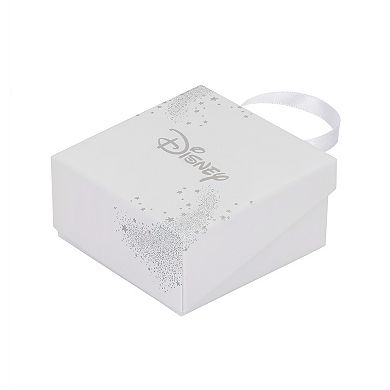 Disney's Minnie Mouse 14k Gold Flash Plated Pink Dried Flower Layered Necklace