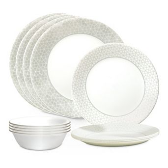 Corelle Vitrelle Signature Knox 12 pc Dinnerware Set