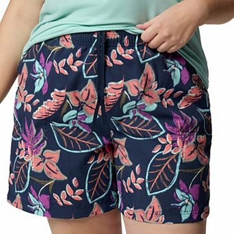 Plus Size Columbia Sandy River Printed Shorts III