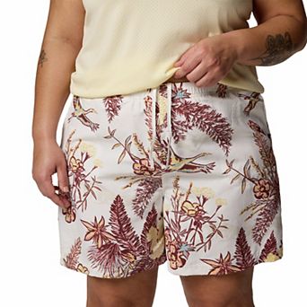 Plus Size Columbia Sandy River Printed Shorts III