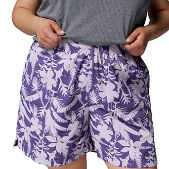 Plus Size Columbia Sandy River Printed Shorts III