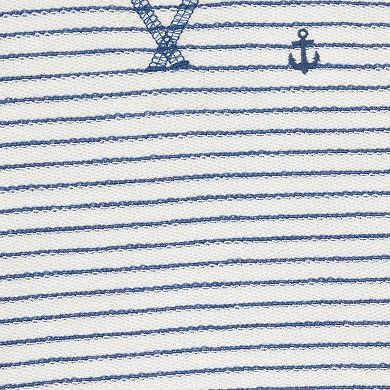 Baby Boy Carter's 3-Piece Striped Anchor Top, Bodysuit & Shorts Outfit Set
