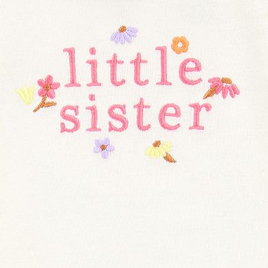 Baby Girl Carter's 2-pc. Little Sister Bodysuit & Pants Set