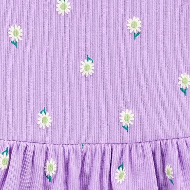Baby Girl Carter's 2-pc. Floral Peplum Bodysuit & Pants Set