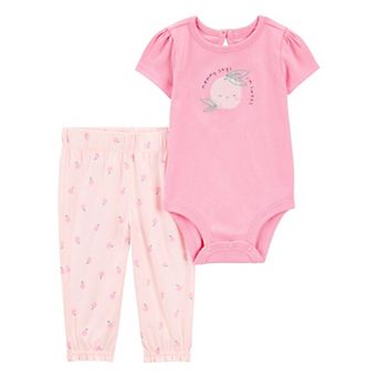 Baby Girl Carter's 2 pc "Mommy Says I'm Sweet" Bodysuit & Pants Set