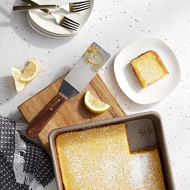 Bakersville Textured Carbon Steel Square Cake Pan