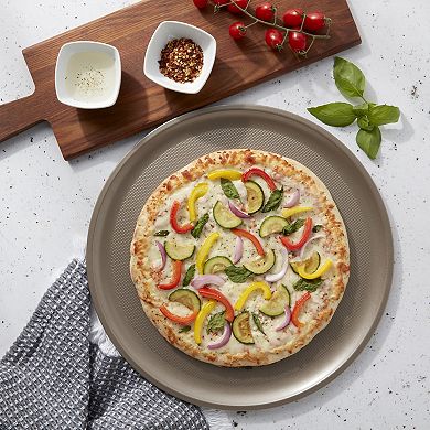 Bakersville Textured Carbon Steel Pizza Pan