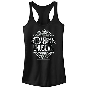 Juniors' Beetlejuice Strange & Unusual Racerback Tank Top