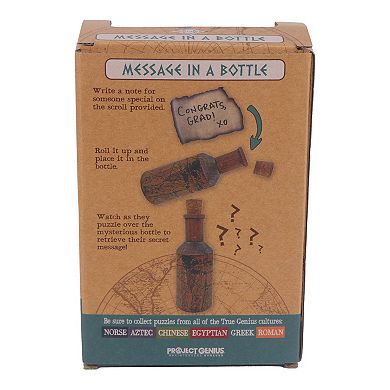 Project Genius Message In a Bottle Novelty Puzzle