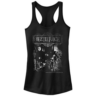 Juniors' Beetlejuice Scenes Poster Racerback Tank Top