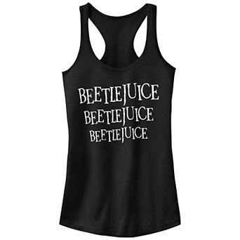 Juniors' Beetlejuice Calling Racerback Tank Top