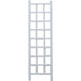 6.25 Ft Wall Trellis In White Vinyl