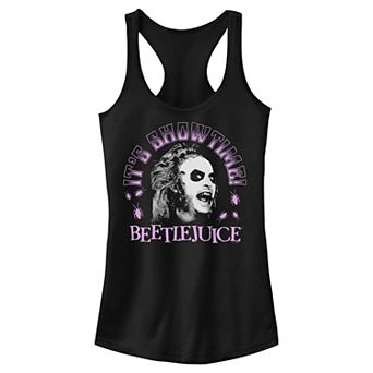 Juniors' Beetlejuice It's Showtime Racerback Tank Top