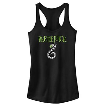 Juniors' Beetlejuice Sandworm Racerback Tank Top