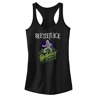 Juniors' Beetlejuice Poster Racerback Tank Top