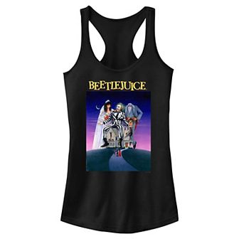 Juniors' Beetlejuice Classic Poster Racerback Tank Top