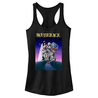 Juniors' Beetlejuice Classic Poster Racerback Tank Top
