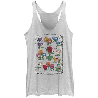 Disney's Alice In Wonderland The Wildflowers Juniors' Racerback Tank Top