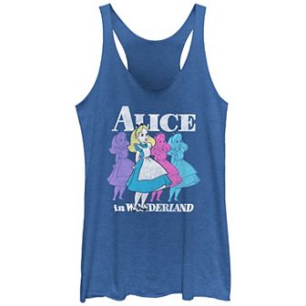Disney's Alice In Wonderland Colors Alice Juniors' Racerback Tank Top