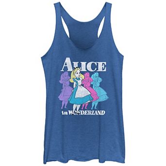 Disney's Alice In Wonderland Colors Alice Juniors' Racerback Tank Top