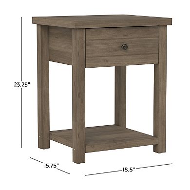 Hillsdale Furniture Living Essentials by Hillsdale Harmony Wood Accent Table Set of 2
